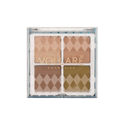 VR ТЕНИ ДЛЯ ВЕК VOLLARE CRYSTAL CLEAR 01 NUDE • НЮДОВЫЙ ШАРМ