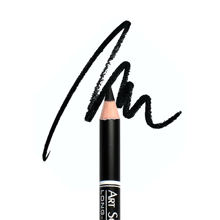 Карандаш для бровей с щеточкой-спираль черный