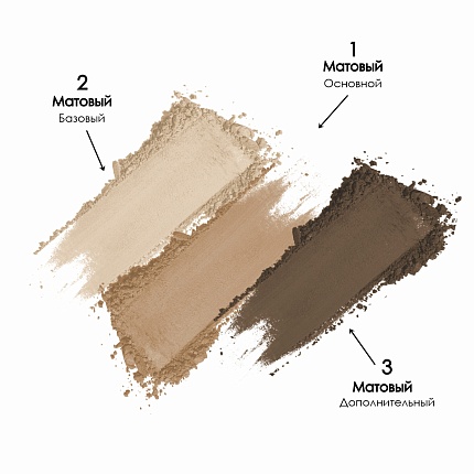 Тени для глаз Soffio Masters 14 Дымчатый Шарм · Smoky Charm