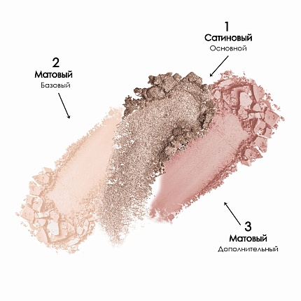 Тени для глаз Soffio Masters 24 Приглушенный Розовый · Muted Pink