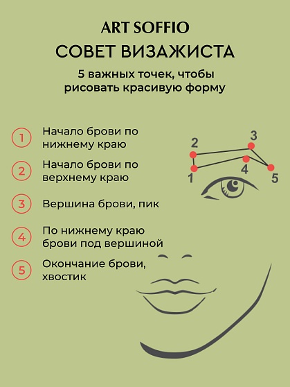 SOFFIO MASTERS “Long Action & Sated Color” Графитовый